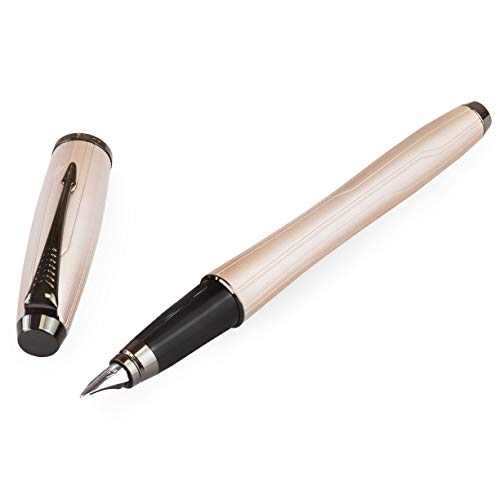 Parker Urban Premium - Pluma estilográfica (punta media), color rosa y gris plomizo