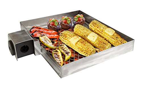 Parrilla para Barco Norcom Steel F-005, Barbacoa instantánea para Asar a la Parrilla