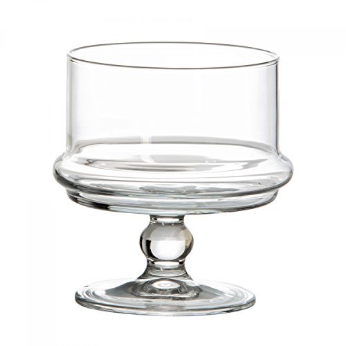Pasabahce Patisserie Mini de Cristal con campana, pequeño soporte para tarta redondo, diámetro 115 mm, H 185 mm, plato para servir (en la base, rellenable, para Bombones y Pasteles