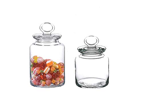 Pasabahce - Tarro de Cocina con Tapa de Vidrio - Línea Kitchen - Capacidad 1000 ml - 1 Unidad