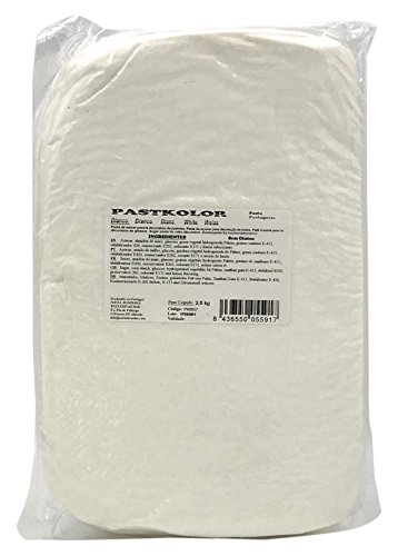 Pastkolor Pasta Portuguesa Branca - 2500 gr