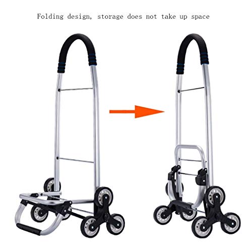 PAT Grifo de la Cocina Carro portátil multifunción Hand Trucks Compras portátil Coche Escalada Inicio supermercado Viejo pequeño Carro Plegable de Aluminio de aleación de Viaje del Equipaje del Bolso
