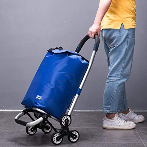 PAT Grifo de la Cocina Carro portátil multifunción Hand Trucks Compras portátil Coche Escalada Inicio supermercado Viejo pequeño Carro Plegable de Aluminio de aleación de Viaje del Equipaje del Bolso