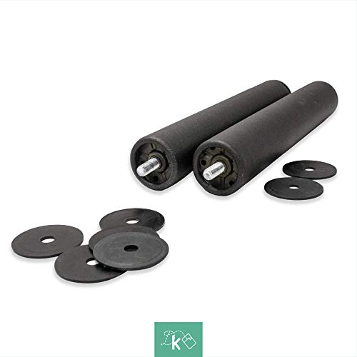 Patas Metálicas Redondas - Rosca de Metrica 10 (1 cms) - Pack de 4 uds de 40 cms
