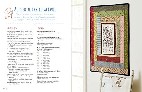 PATCHWORK Y BORDADO PARA LAS CUATRO ESTACIONES: 17 proyectos intercambiables