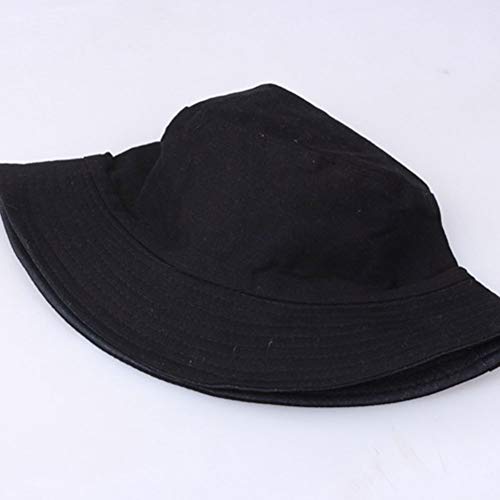 Patrón del Sombrero Bordado Cubo Cuadrado Cap Smiley Unisex Algodón Pescador Sombrero De Sol Al Aire Libre Plegable Gorra Plana para Las Mujeres De Los Hombres