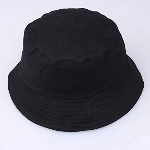 Patrón del Sombrero Bordado Cubo Cuadrado Cap Smiley Unisex Algodón Pescador Sombrero De Sol Al Aire Libre Plegable Gorra Plana para Las Mujeres De Los Hombres