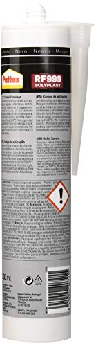 Pattex RF 999, Sellador Refractario para Barbacoas y Chimeneas, Negro, 300 ml