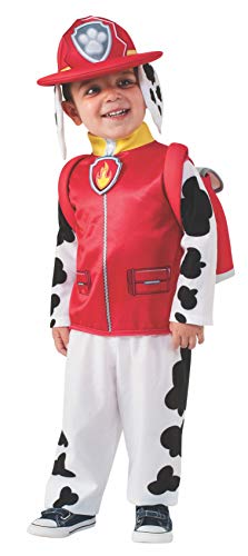 Paw Patrol 610501-S - Disfraz Marshall, 3-4 años