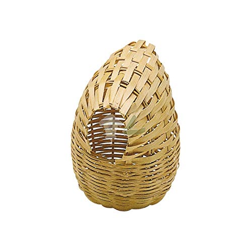 PCMOVILES 4 NIDOS DE Mimbre para Diamantes MANDARINES EXOTICOS Y Otros PAJAROS Tropicales