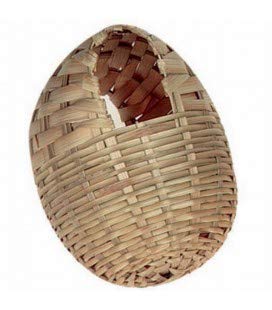 PCMOVILES 4 NIDOS DE Mimbre para Diamantes MANDARINES EXOTICOS Y Otros PAJAROS Tropicales