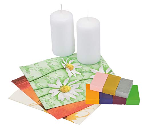 Pebaro 0277 - Conjunto para la decoración con dos velas y tres servilletas , color/modelo surtido