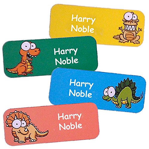 Pegatinas Personalizadas Con El Nombre Y Apellido | Adhesivos Personalizados Impermeables Con Motivos De Dinosaurios (40)