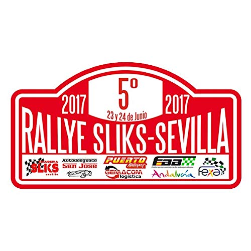 PEGATINEA Pegatina Placa Rally Silks-Sevilla 2017 PR89