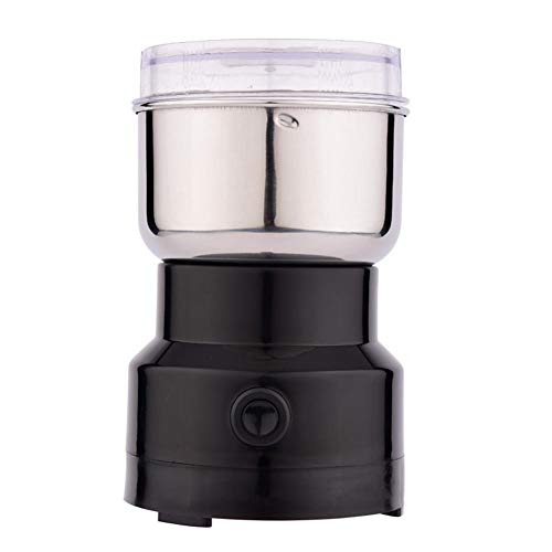 pegtopone Molinillo De Café Eléctrico Molienda 300w Polvo Superfino Silencioso Portátil Bombón 3 Velocidades Acero Inoxidable Molienda Mezcla para Grano Grano Café Hierbas Especias Nueces Semillas
