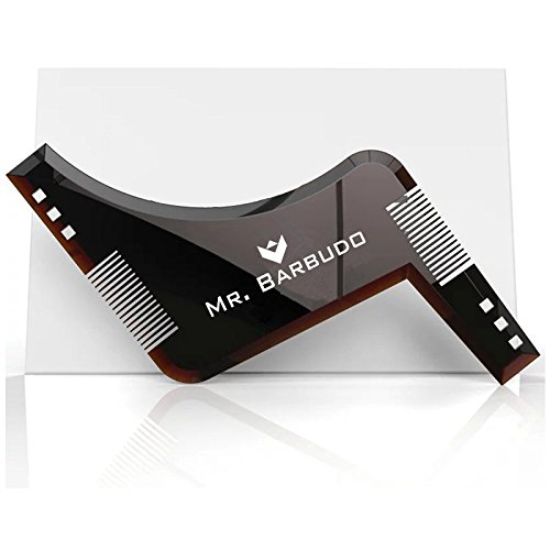 Peine Barba Plantilla Guia para Hombre Talla única Afeitado de Mr. Barbudo