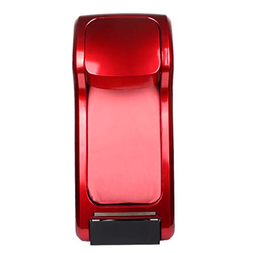 Película desechable para zapatos para oficina en casa, máquina de laminación para pies con carcasa de material ABS, diseño de esponja (membrana de zapatos, 600 unidades), plástico abs, Rojo, C