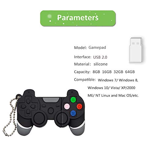 Pen Drive 32GB Divertidas Memoria Flash USB 2.0 32 GB Pendrive - Frio Juego PS4 Forma de Mando Flash Drive Económico Originale Llave USB 2.0 - FEBNISCTE Almacenamiento Regalo para Hijo Padre