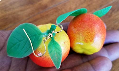 Pendientes XL con diseño de fresas y ajos para zanahoria, manzanas y pimientos