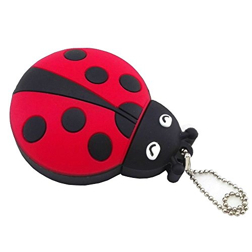 PENDRIVE aneew diseño de mariquita rojo insectos USB 2.0 Flash Drive de memoria pulgar stick Ladybug 16 gb