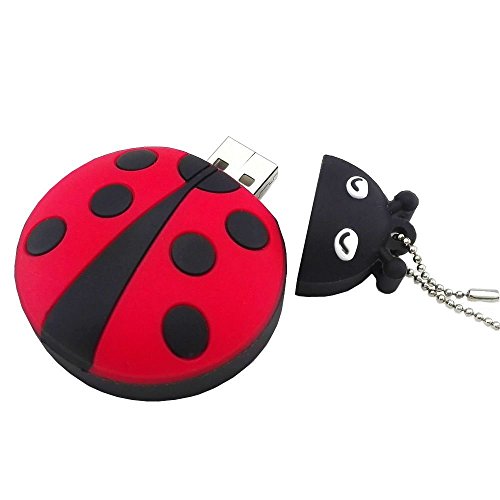 PENDRIVE aneew diseño de mariquita rojo insectos USB 2.0 Flash Drive de memoria pulgar stick Ladybug 16 gb
