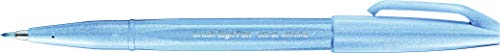 Pentel SES15C-12 - Bolígrafo de punta de fibra tipo pincel, color Pastel Pochette de 6