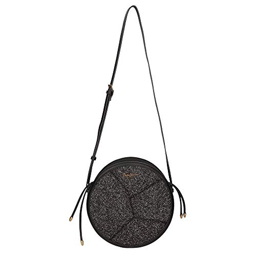 Pepe Jeans Claire Bolso Redondo, 24 cm, Negro