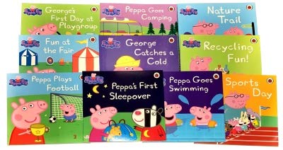 Peppa Pig: (GREEN) Storybook Bag x 10