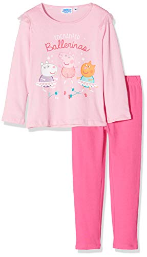 Peppa Pig HS2168 Conjuntos de Pijama, Rosa (Pink Pink), 8 años para Niñas