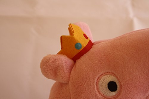 Peppa Pig - Peppa con Corona de Princesa 20cm - Calidad super soft - Peluche - Ouast