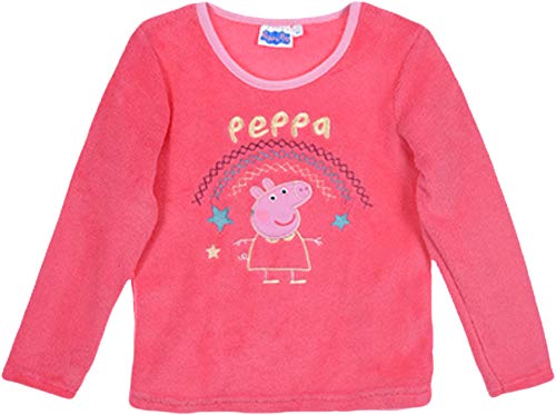 Peppa Pig - Pijama de manga larga para niñas con diseño de estrellas