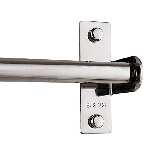 Percha de cocina, acero inoxidable, multiusos, organizador de utensilios de cocina, soporte de pared para sartenes, utensilios colgantes con 6 ganchos (40 cm, 6 ganchos) (40 cm, como se muestra)