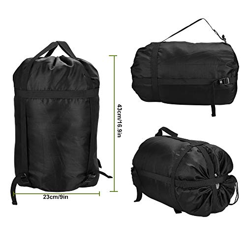 PERFETSELL Bolsa de Compresion para Saco de Dormir Impermeable Funda Compresion Saco Dormir de Almacenamiento Bolsa de Saco de Dormir Almacenar Ropa Camping Senderismo Viajes 43cm x 23cm, Universal