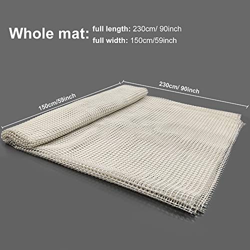 PERFETSELL Red Antideslizante Alfombras 150 x 230 cm Base Antideslizante Alfombra Rejilla Antideslizante para Alfombras Malla Antideslizante Alfombra Lavable y Cortable Antideslizante para Alfombras