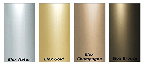 Perfil de transición, que se adapta de perfil, perfil de compensación de 40 mm - Aluminio anodizado: Oro - (C-01)
