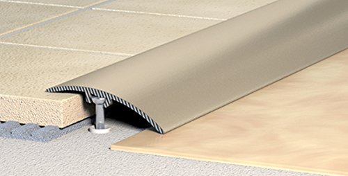 Perfil de transición, que se adapta de perfil, perfil de compensación de 40 mm - Aluminio anodizado: Oro - (C-01)