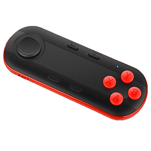 perfk Juego Accesorios para 3D VR PC Videojuegos de Gamepad Mando Control Remoto a Distancia Multifuncional, Plástico, Negro, Tamaño 10,5 x 4,5 x 1cm
