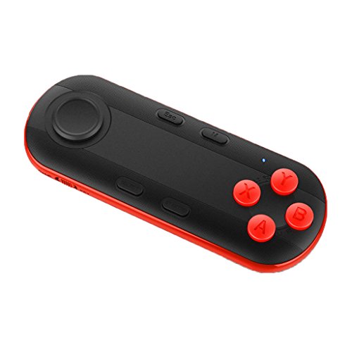 perfk Juego Accesorios para 3D VR PC Videojuegos de Gamepad Mando Control Remoto a Distancia Multifuncional, Plástico, Negro, Tamaño 10,5 x 4,5 x 1cm