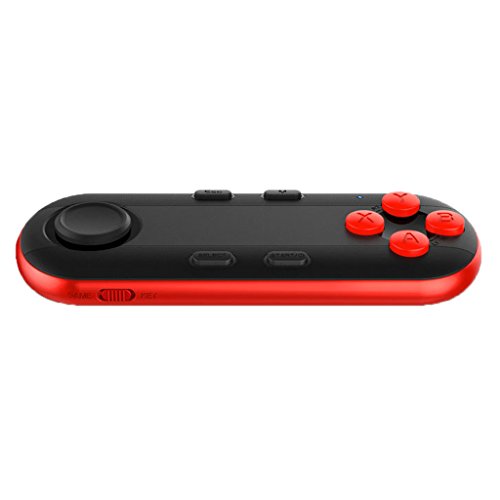 perfk Juego Accesorios para 3D VR PC Videojuegos de Gamepad Mando Control Remoto a Distancia Multifuncional, Plástico, Negro, Tamaño 10,5 x 4,5 x 1cm