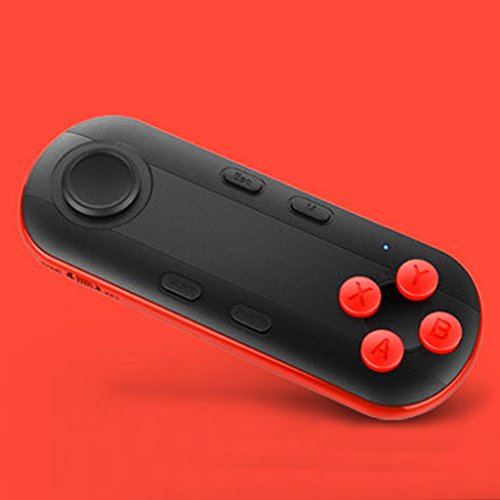 perfk Juego Accesorios para 3D VR PC Videojuegos de Gamepad Mando Control Remoto a Distancia Multifuncional, Plástico, Negro, Tamaño 10,5 x 4,5 x 1cm