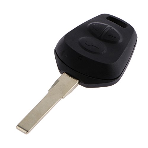 perfk Reemplazo De 3 Botones De Caja De Llave con Cuchilla para Porsche 911 996 Boxster S 986