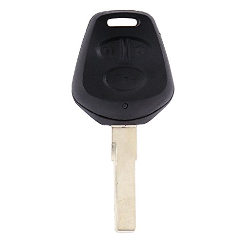 perfk Reemplazo De 3 Botones De Caja De Llave con Cuchilla para Porsche 911 996 Boxster S 986