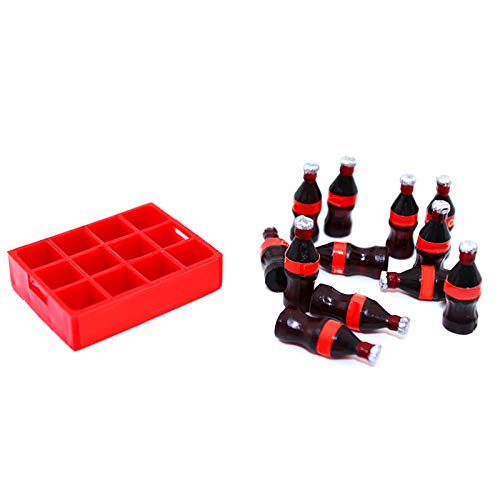 Pergrate 620/5000 Miniatura Bebidas Bandeja a Dozen para Beber Botellas Casa de Muñecas Accesorios Niños Juguete Regalo