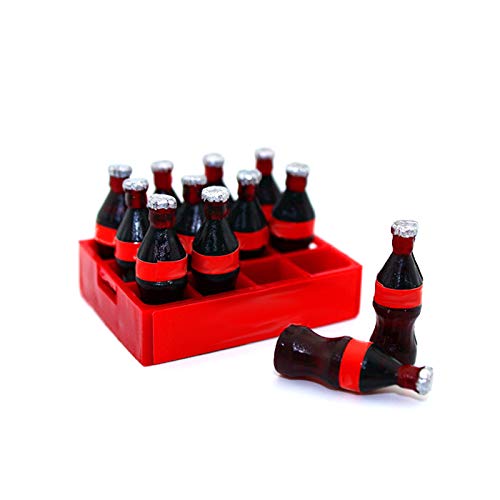 Pergrate 620/5000 Miniatura Bebidas Bandeja a Dozen para Beber Botellas Casa de Muñecas Accesorios Niños Juguete Regalo