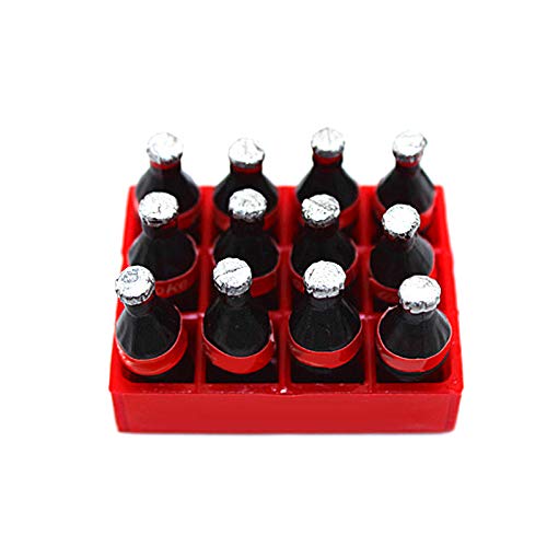 Pergrate 620/5000 Miniatura Bebidas Bandeja a Dozen para Beber Botellas Casa de Muñecas Accesorios Niños Juguete Regalo