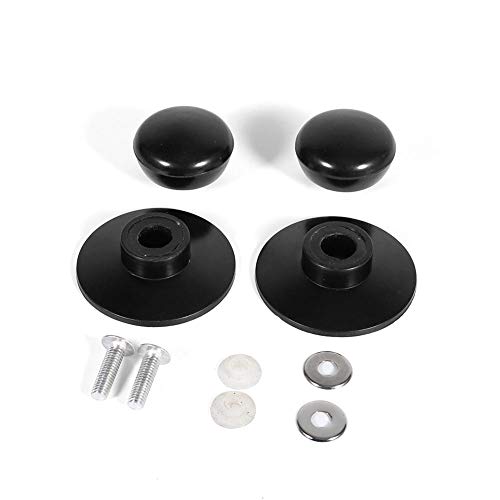 Perilla de La Tapa de La Olla 2pcs, Bakelite Tapa De La Tapa de La Tapa de La Olla Manija Manija de La Cocina Negro Reemplazo Cacerola Tetera de La Tapa de La Perilla Reemplazo de Las Asas Manijas