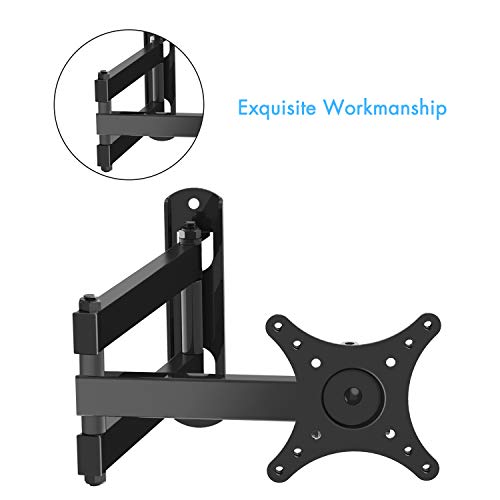 Perlegear Soporte de Pared para TV, el Soporte de Pared para TV para televisores de 10 a 35 Pulgadas de hasta 20 kg, VESA máximo 100 x 100mm, 75x75mm