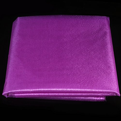 Perno de tul de tela, gasa sólida para la decoración de la boda Decoración para el hogar Sala de banquetes Sheer Organza Fabric Bolt (Púrpura)