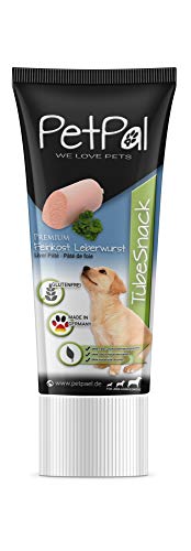 Perros Hígado TuboSnack |Snack Libre de Cereales para el Perro – También para Cachorros | Natural Snack – Fabricado en Alemania | Perros Hígado Ideal dosificadora Bar & Nunca más echar Manos al Dar