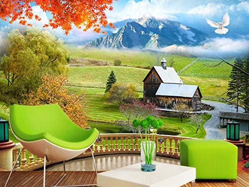 Personalizado cualquier tamaño con estilo fresco pasto 3D Tv fondo etiqueta de la pared decoración para el hogar Wallpaper Mural
